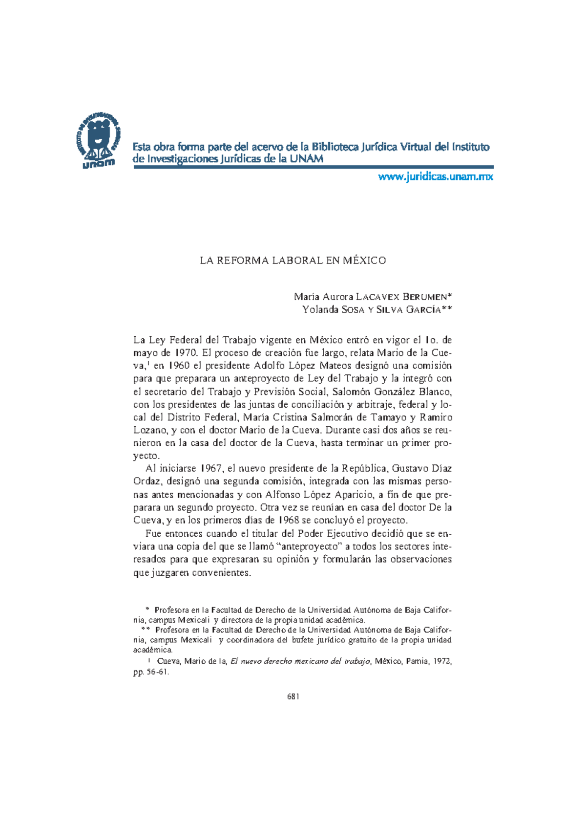 Reforma Laboral en México: Análisis de la Ley Federal del Trabajo - Studocu