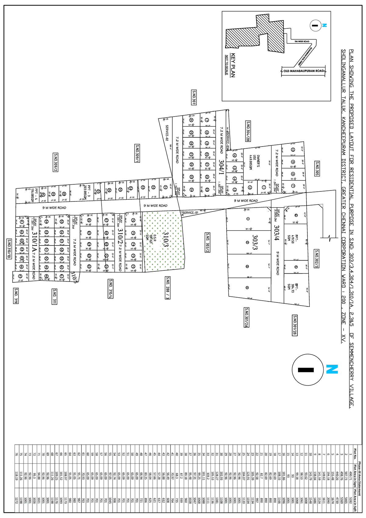 Proposed Residential Layout Plan for S.No: 2,385, Semmencherry - Studocu