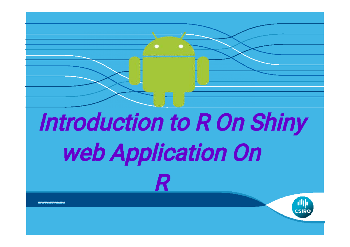 R207604334: Intro to Shiny Web Apps - Simple Development Guide - Studocu