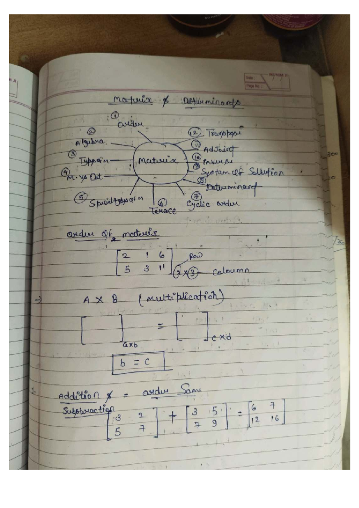 Matrix Determinants and Properties - Civil Engineering 2nd Year Notes ...