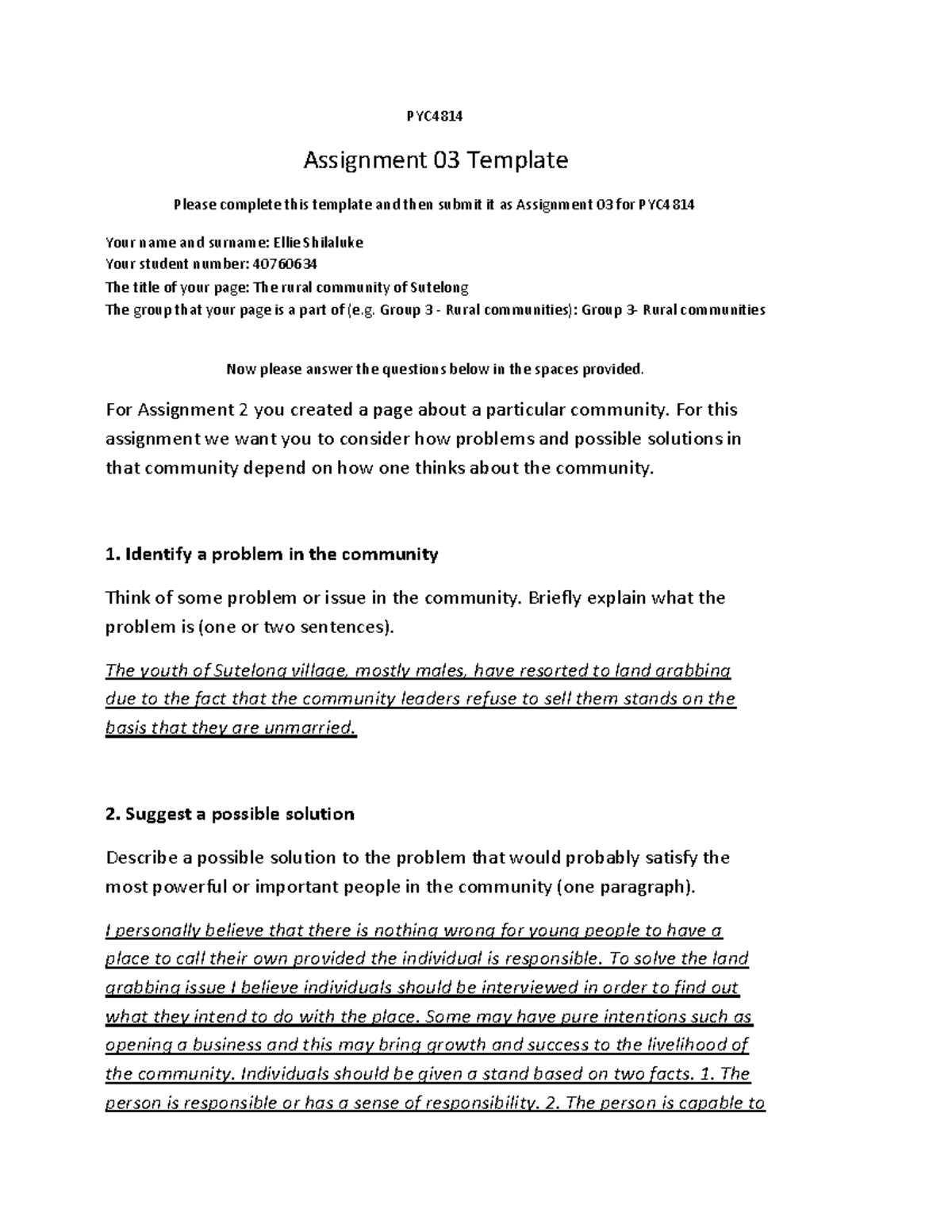 Assignment 03 pyc4814 - PYC Assignment 03 Template Please complete this ...