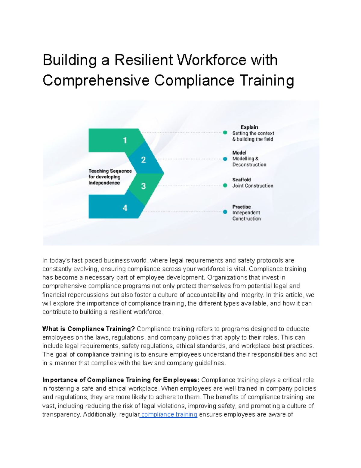 Compliance Learning Software - Building a Resilient Workforce with ...