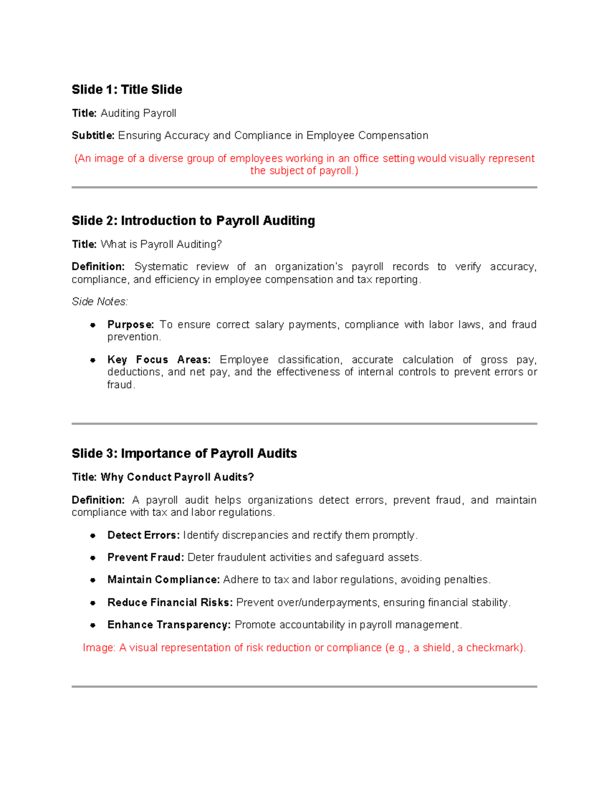 Payroll Auditing: Ensuring Accuracy & Compliance in Employee ...