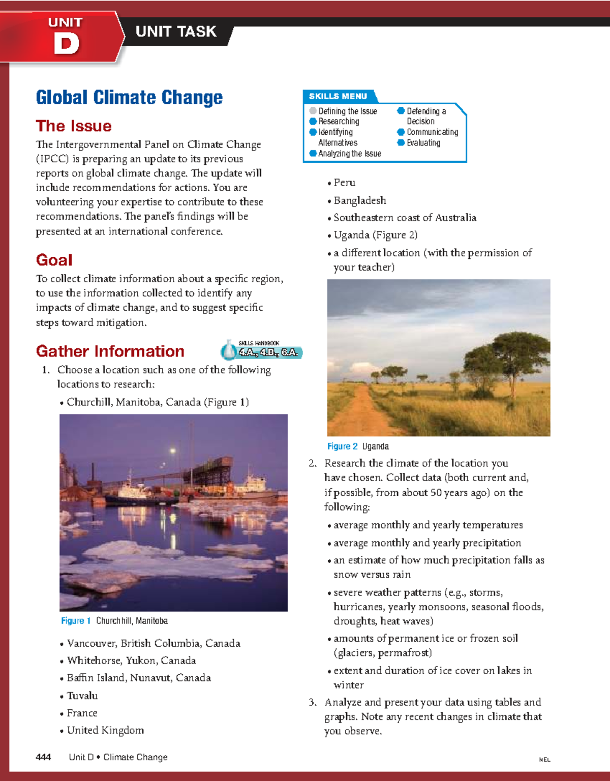 UNIT D TASK: Global Climate Change Analysis & Recommendations - Studocu