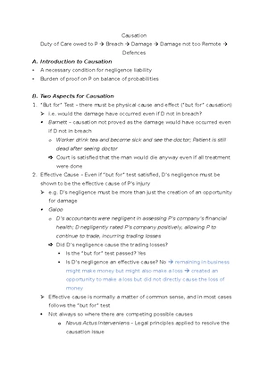 Rylands v Fletcher: Comprehensive Notes on the Liability Rule - Studocu