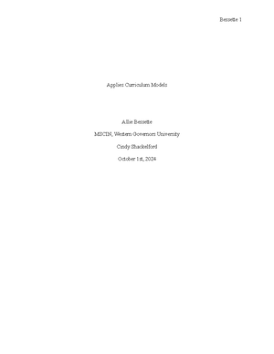 GHN1 Task 4 - Designing Curriculum and Instruction II - D631 - A ...