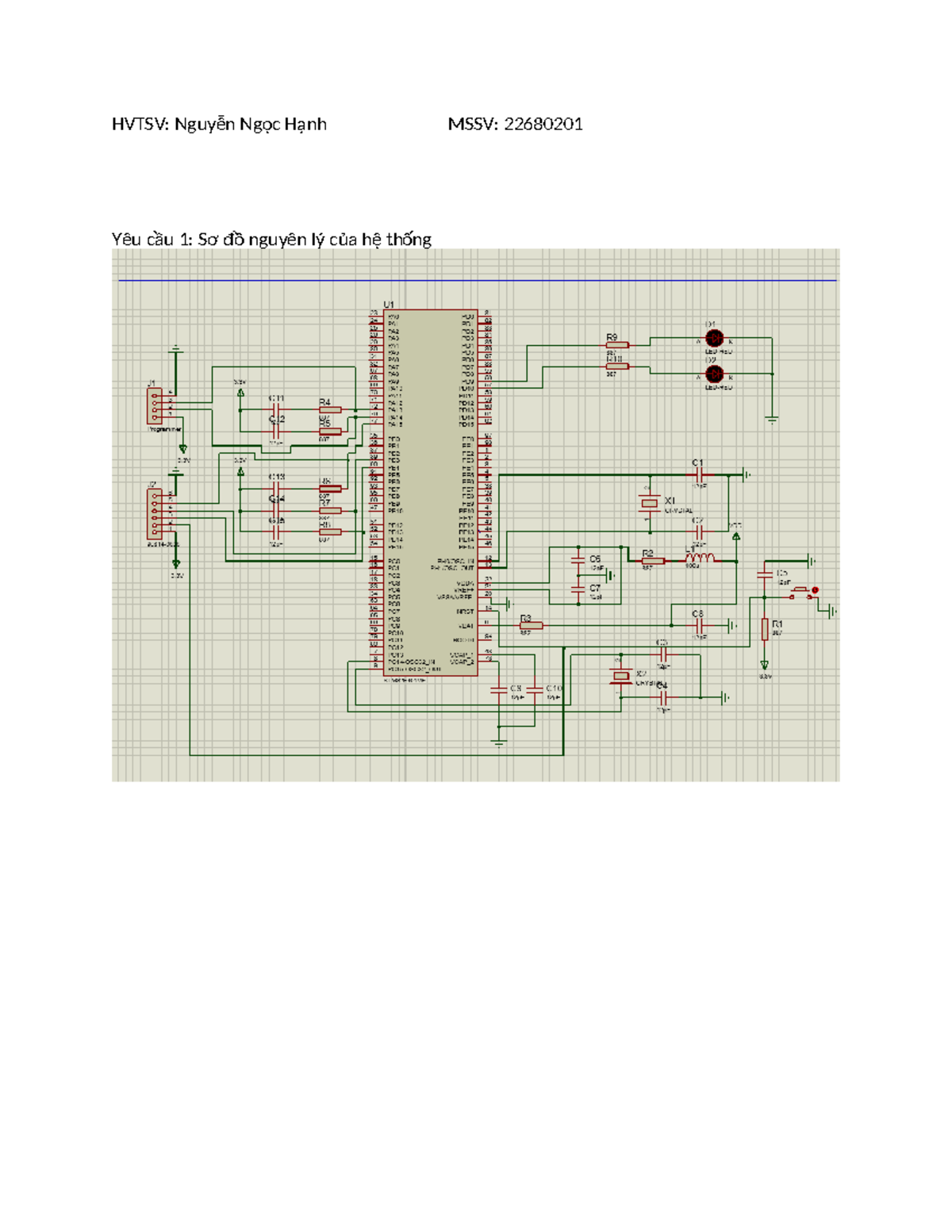 ARM TT2 MSSV Bai 2 - Hóa Học - HVTSV: Nguyễn Ngọc Hạnh MSSV: 22680201 ...