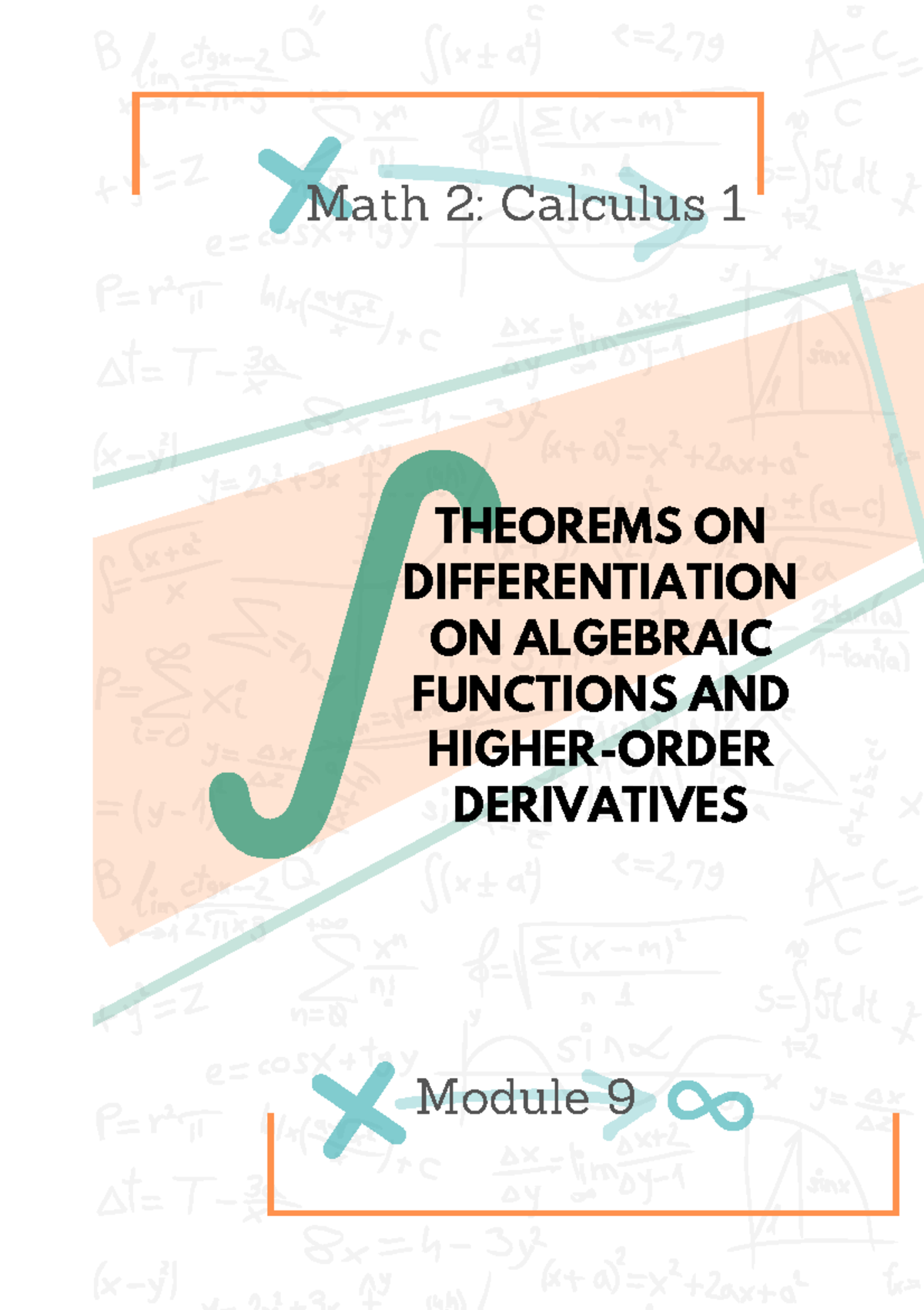 Math 2: Calculus 1 - Theorems on Differentiation & Derivatives - Studocu