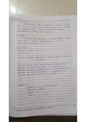 Java Programming 314317 Practical No. 17: Designing a Calculator with ...