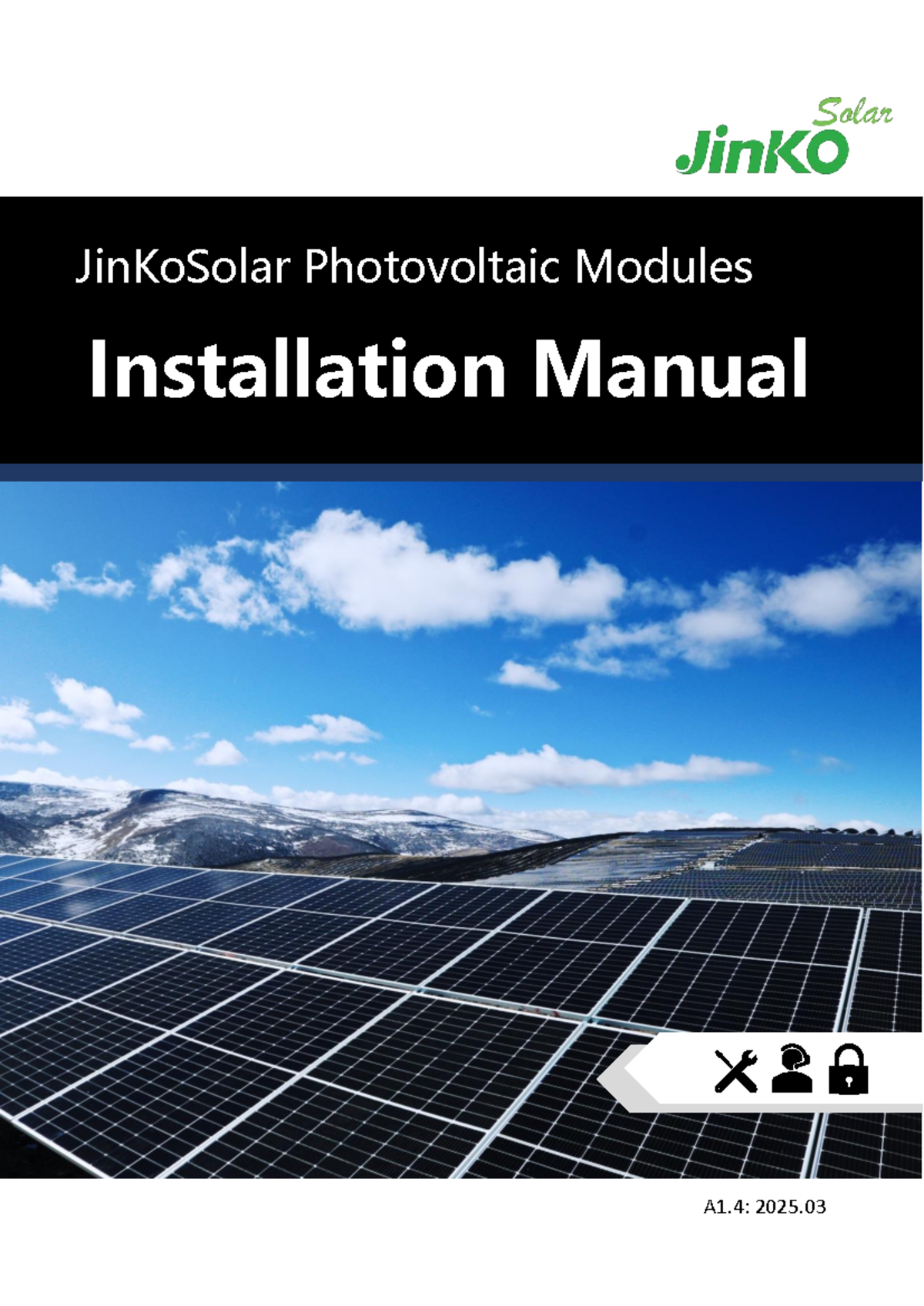 JinKoSolar PV Modules Installation Manual A1.4: 2025 Guide - Studocu