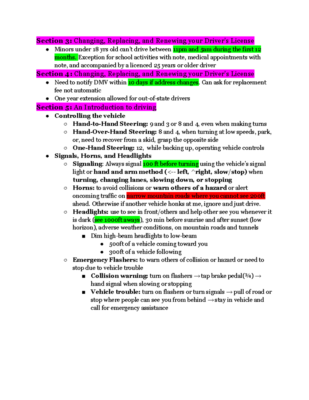 DMV Permit Study Guide: Essential Tips for Safe Driving and Regulations ...