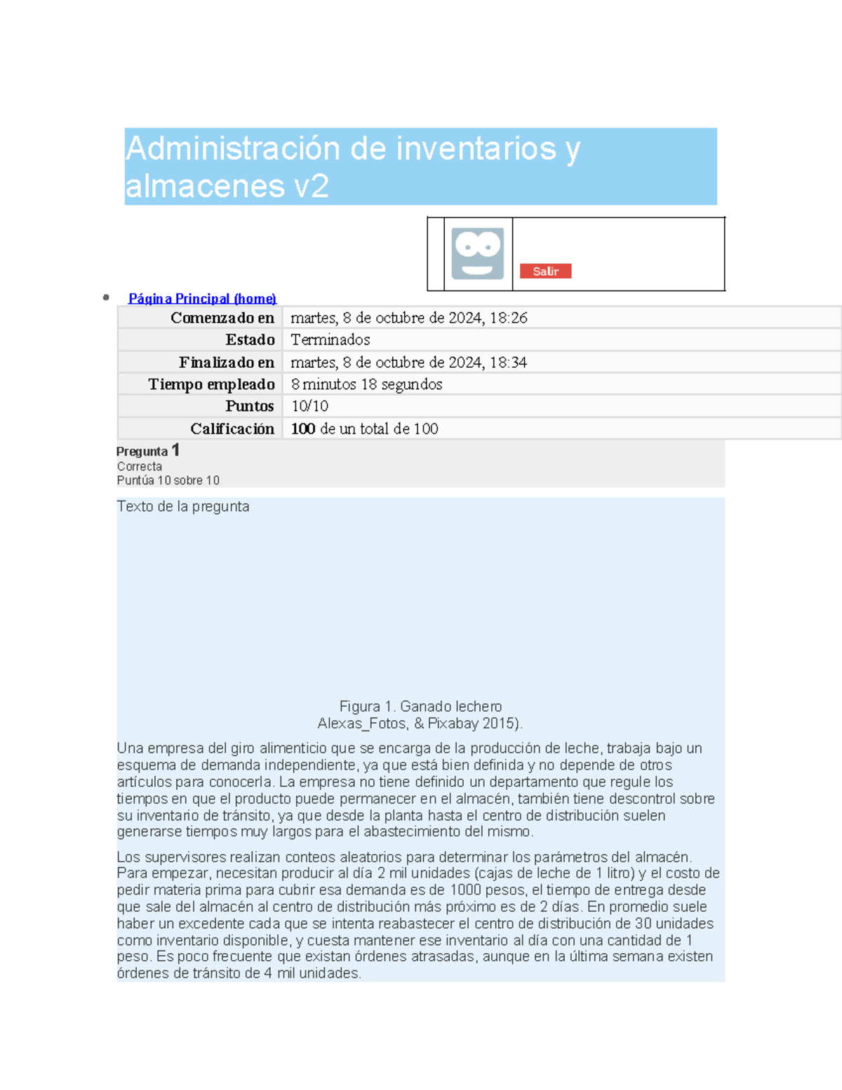 Examen Final de Administración de Inventarios y Almacenes v2 - Studocu