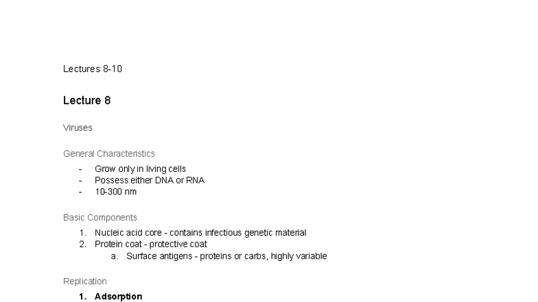 Microbiology Final Exam: Viruses Overview and Key Concepts - Studocu