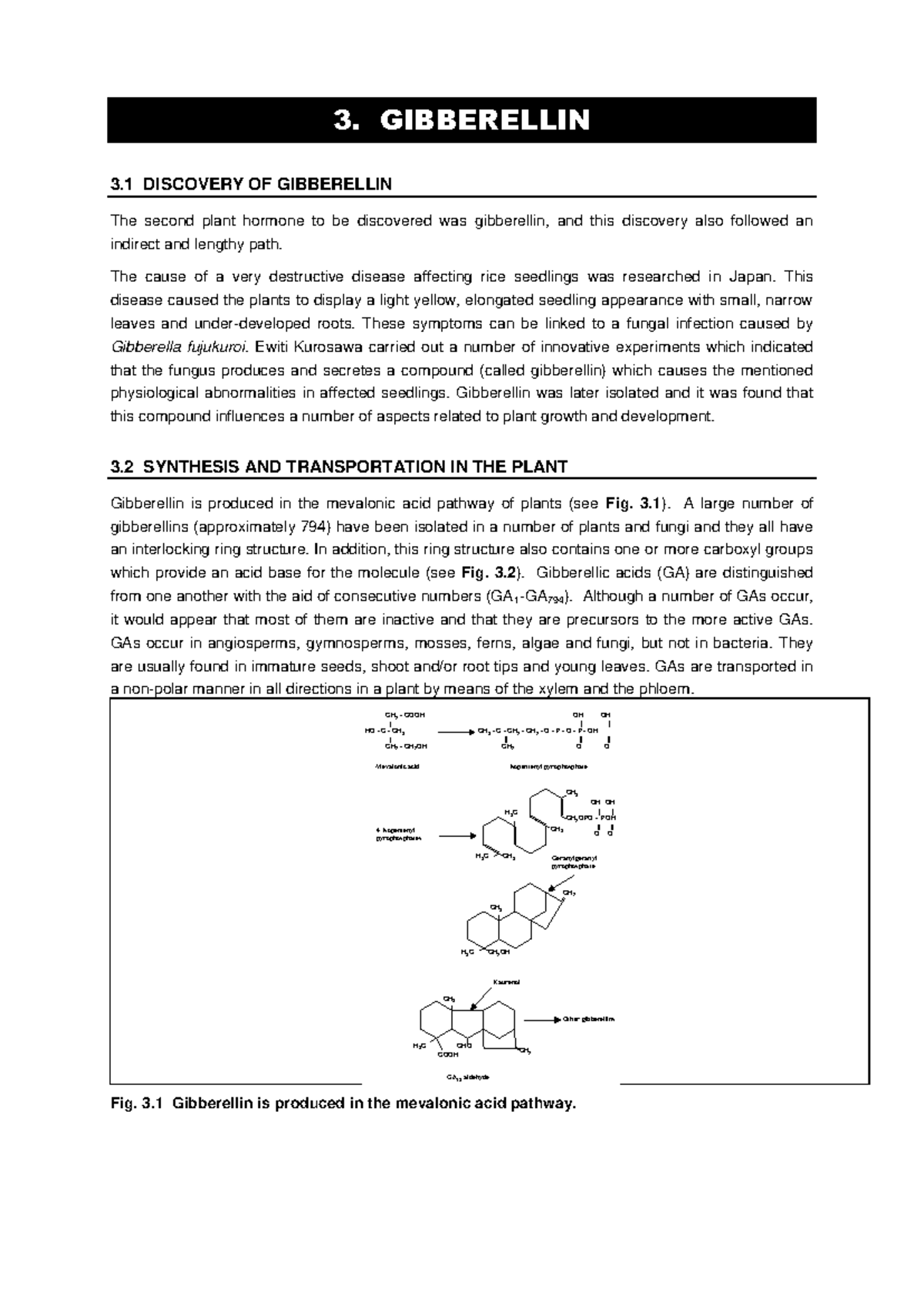 Effects of Gibberellins and Cytokinins on Plant Growth Processes - Studocu