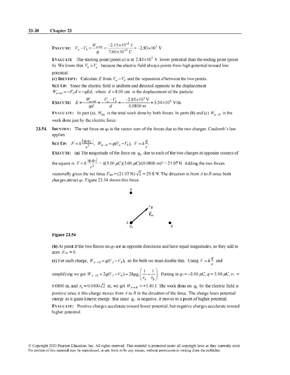 Chapter 23: Electric Field and Work Calculations (University Physics ...