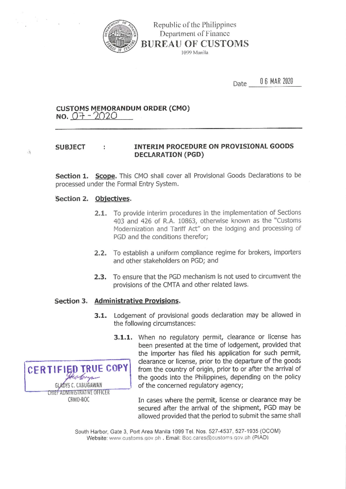 CDP Customs Clearance Guidelines - Formal & Informal Entry Essentials ...