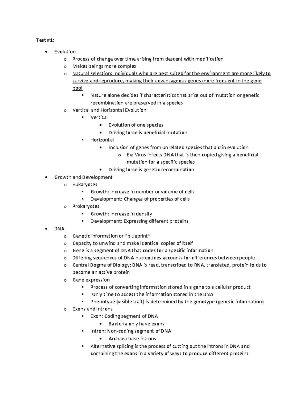 Cell Biology Final Study Guide: Key Concepts and Notes - Studocu