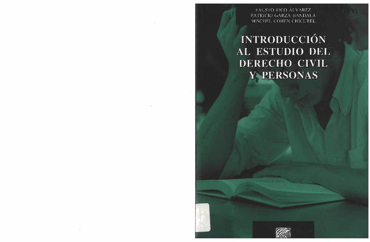 Introducción al Derecho Civil - Fausto Rico y Patricia Garza Bandala ...
