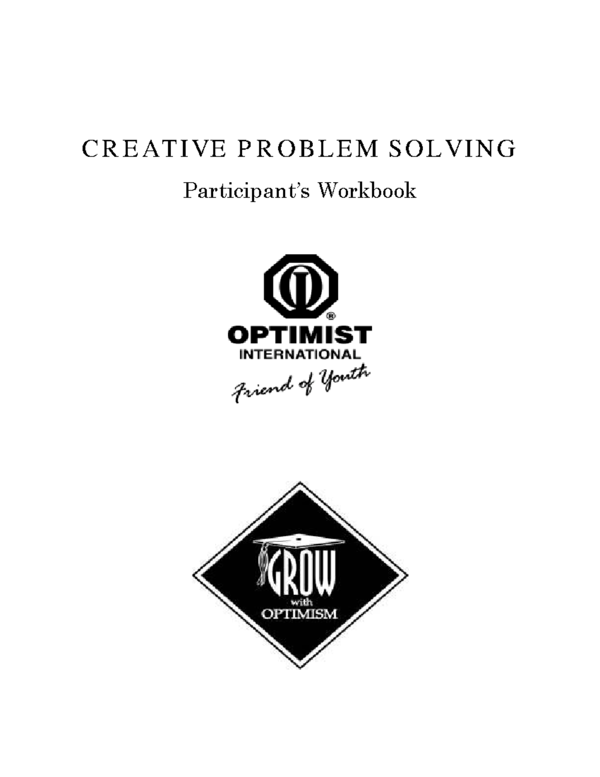 CREATIVE PROBLEM SOLVING Workbook (1994) - Skills Development Module ...