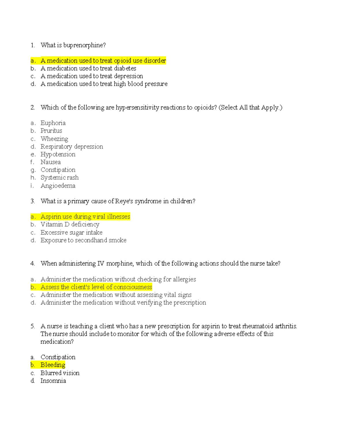 Pharm 101: Study Guide for Exam 1 on Medications and Nursing Care - Studocu