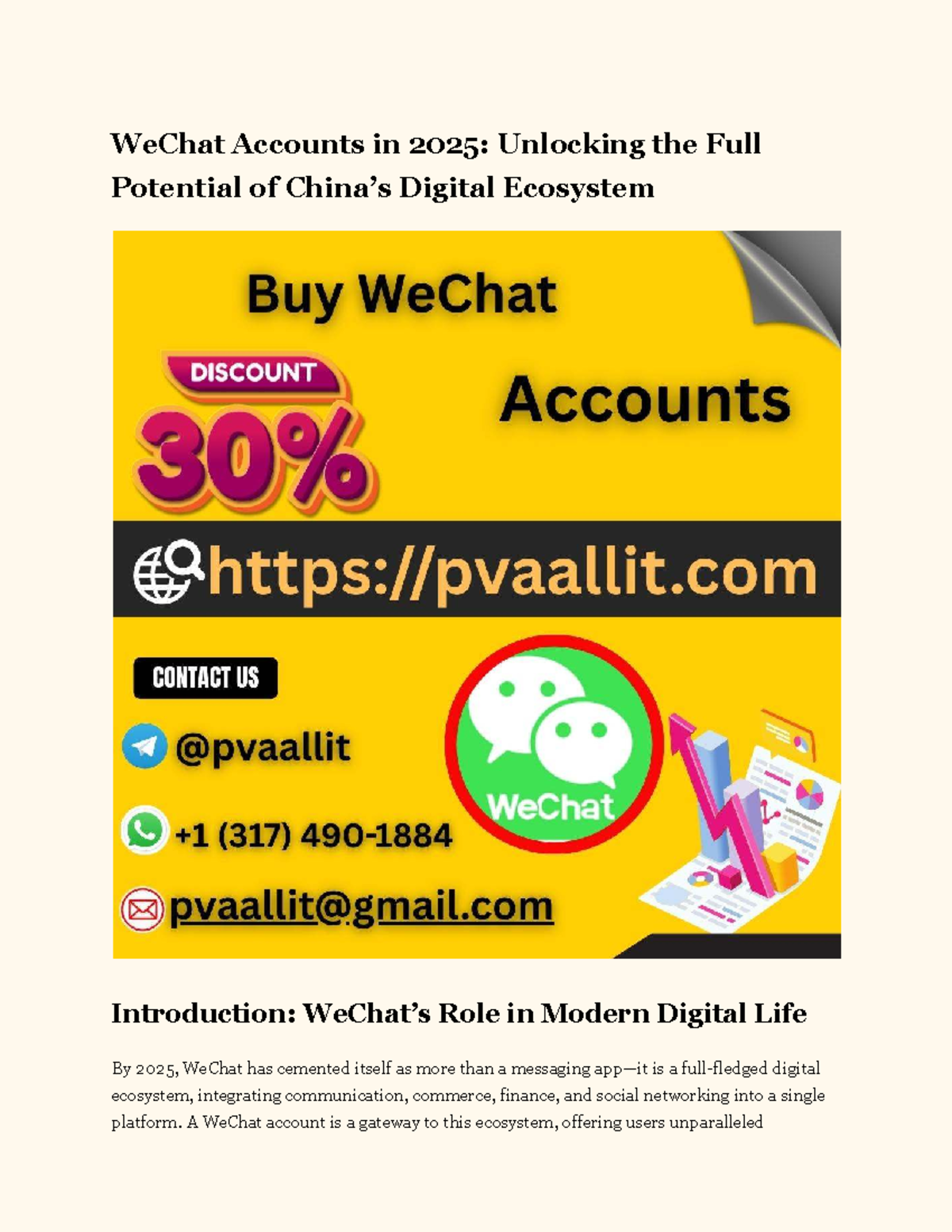WeChat Accounts in 2025: A Guide to Secure & Trusted Purchases - Studocu