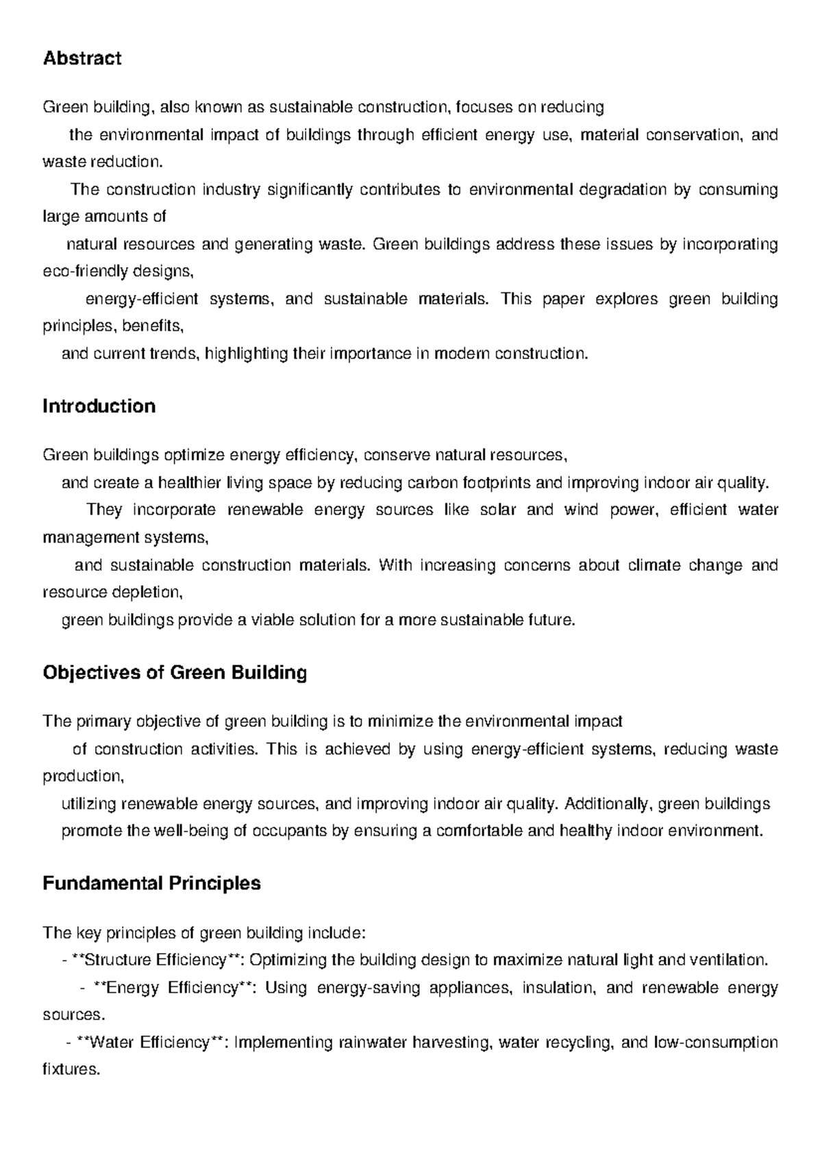 Green Building Principles and Trends: Sustainable Construction Insights ...