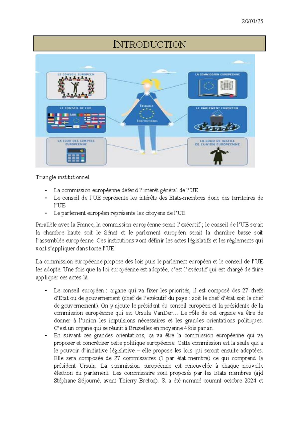Cours - Introduction + chapitre 1 / DUVERGER - INTRODUCTION Triangle ...