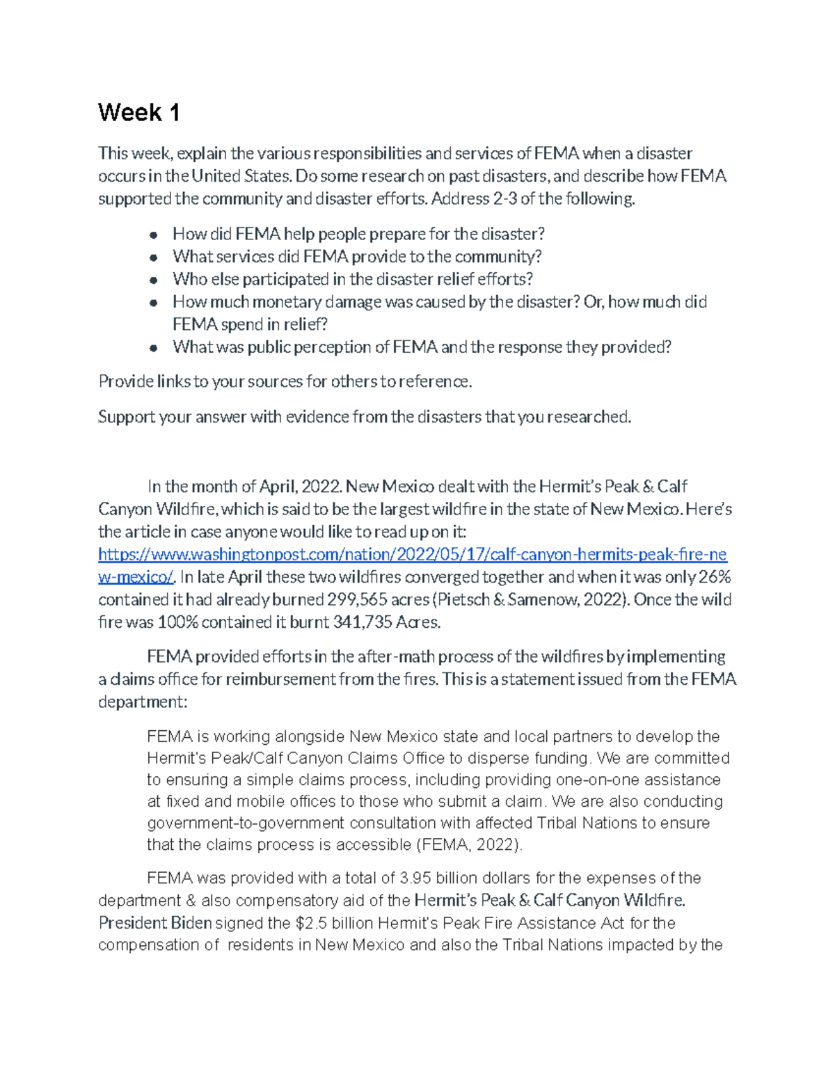 FEMA's Role in Disaster Response: Case Studies and Community Support ...