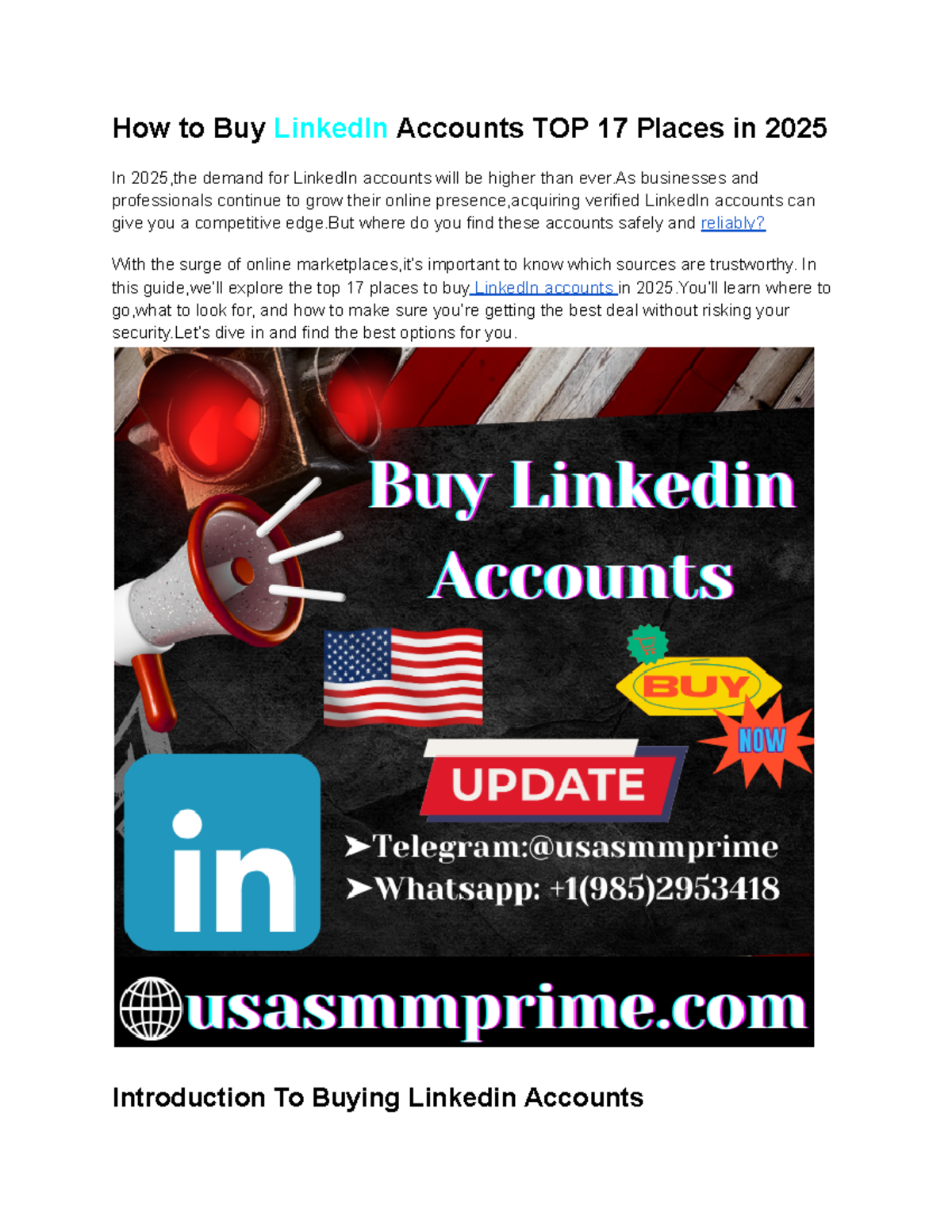 How to Buy Linked In Accounts TOP 17 Places in 2025 - In this guide,we ...