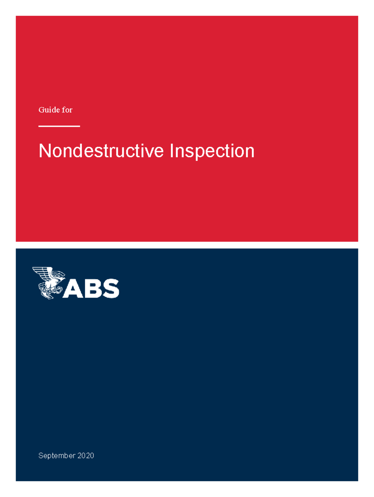 Guide to Nondestructive Inspection (NDI): September 2020 Edition - Studocu