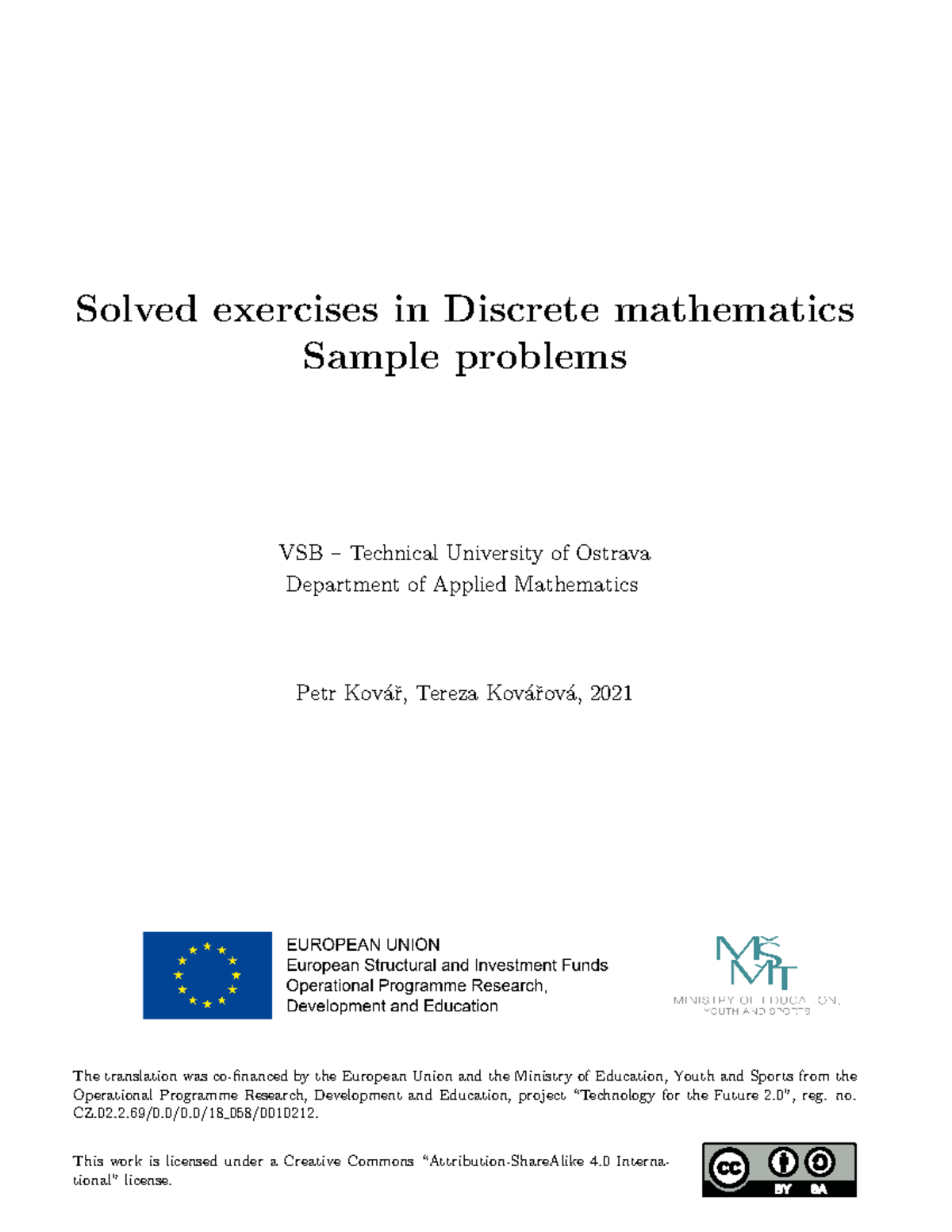 Solved Exercises in Discrete Mathematics - DHDJ - Studocu