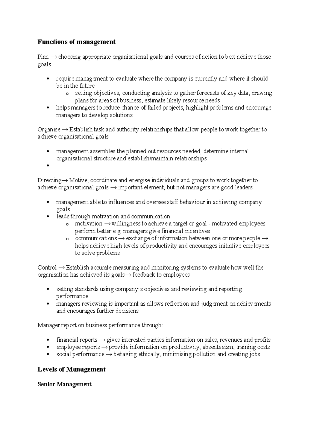 2.3 Leadership and Management and 2.4 Motivation and demotivemation ...
