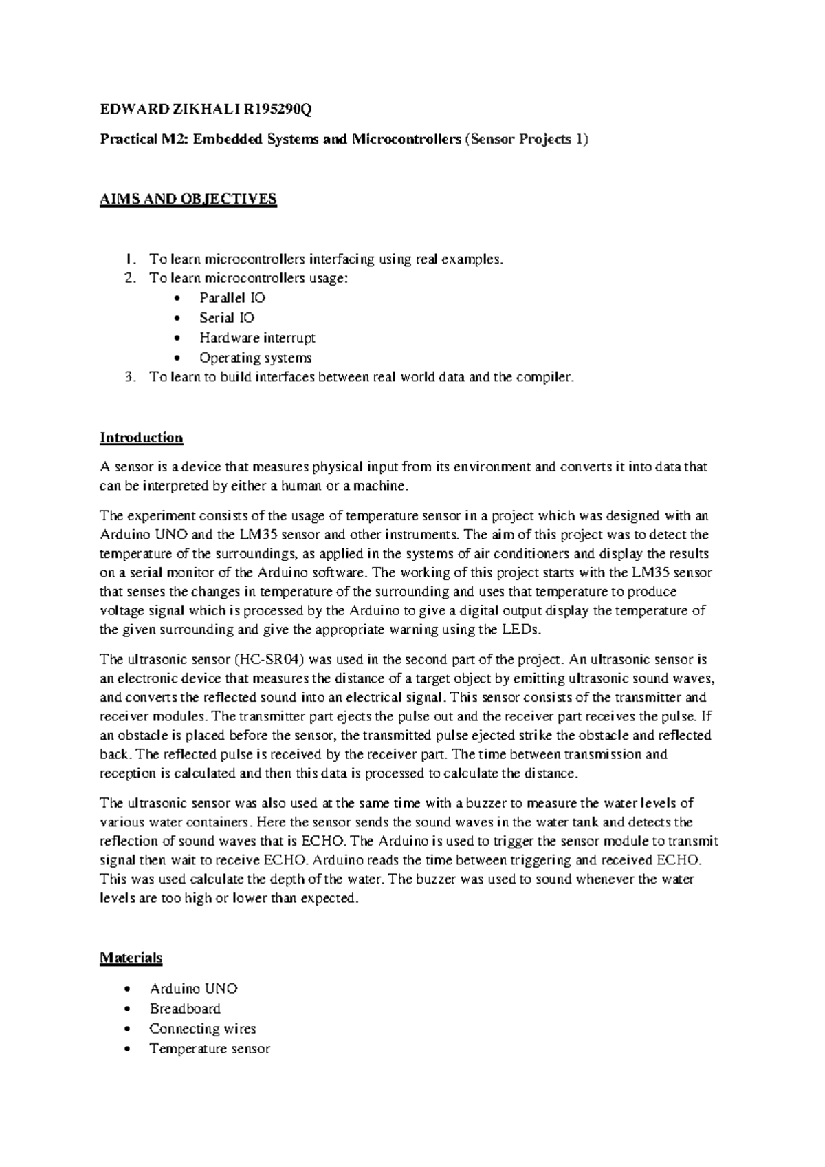 Solutions to Chapter 4: Embedded Systems & Microcontrollers (M2) - Studocu