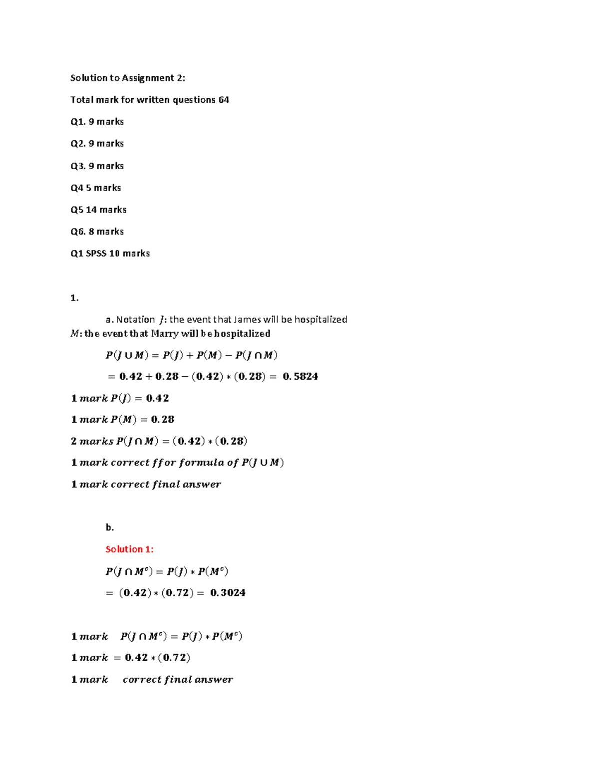STAT 2507 & BIT 2000 - Final Exam Formula Sheet Review Guide - Studocu