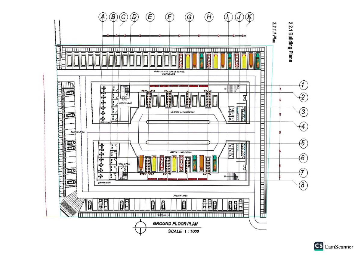 5 Storey Commercial Building Plan 2211 - Detailed Elevations & Layouts ...