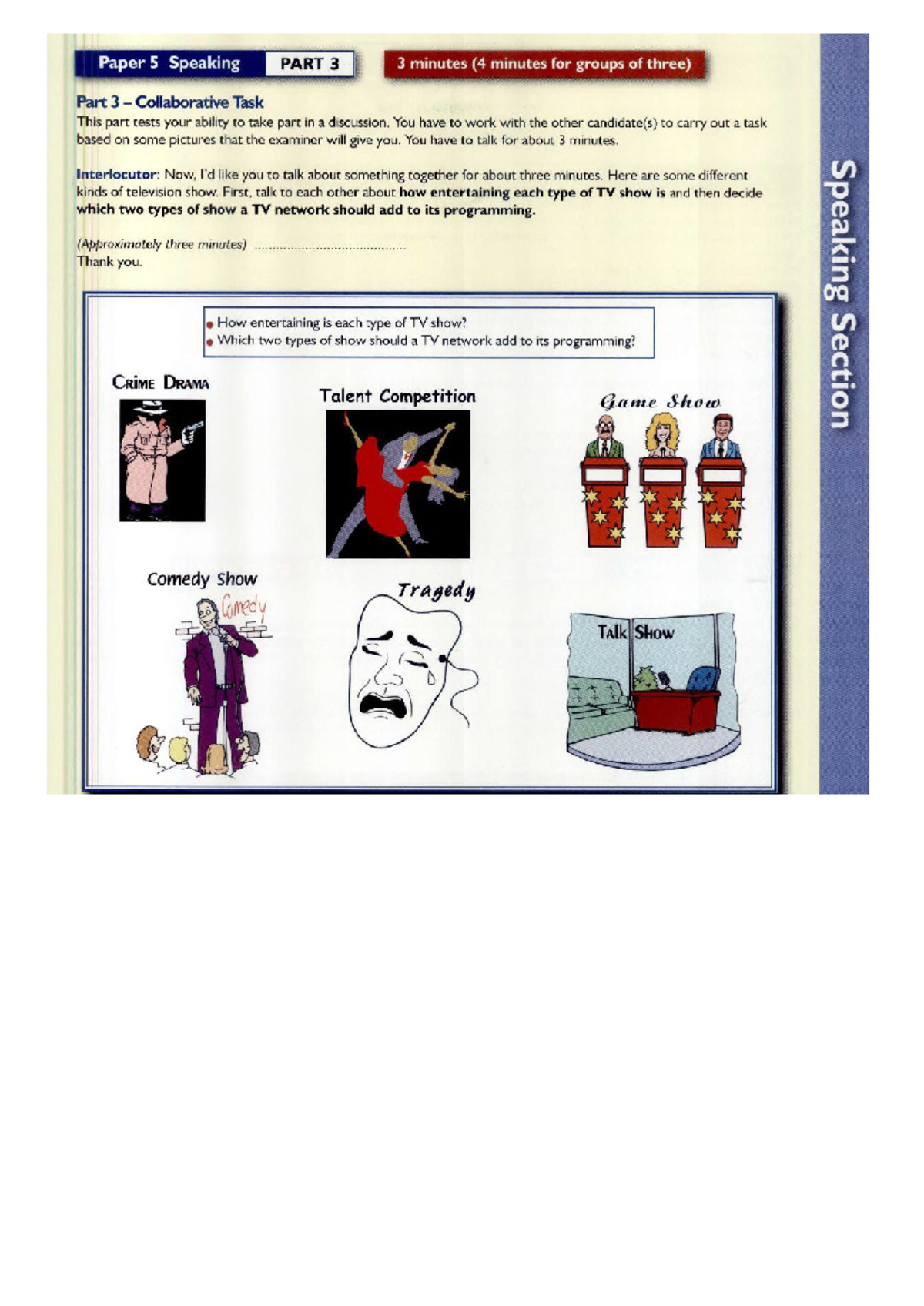 Paper 5 Speaking XIC: Collaborative Task Discussion Guide - Studocu