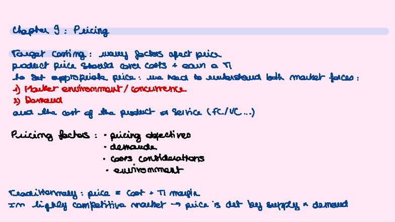 Lecture 9: Chapter 9 Pricing Strategies and Target Costing Analysis ...