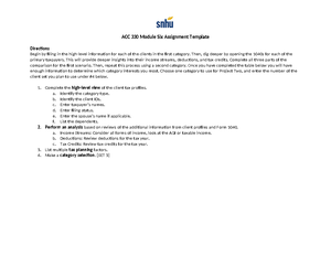 ACC-311 Disscussion 1 - Discussion 1 - Hello everyone! My name is ...