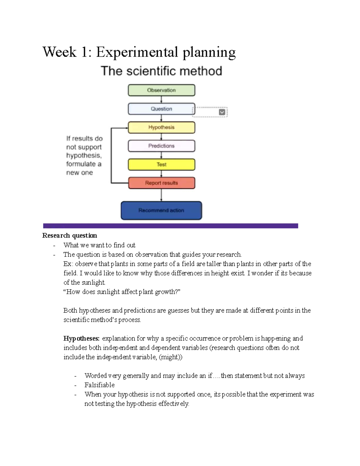 Bio 2290: Experimental Planning and Statistical Analysis Notes - Studocu