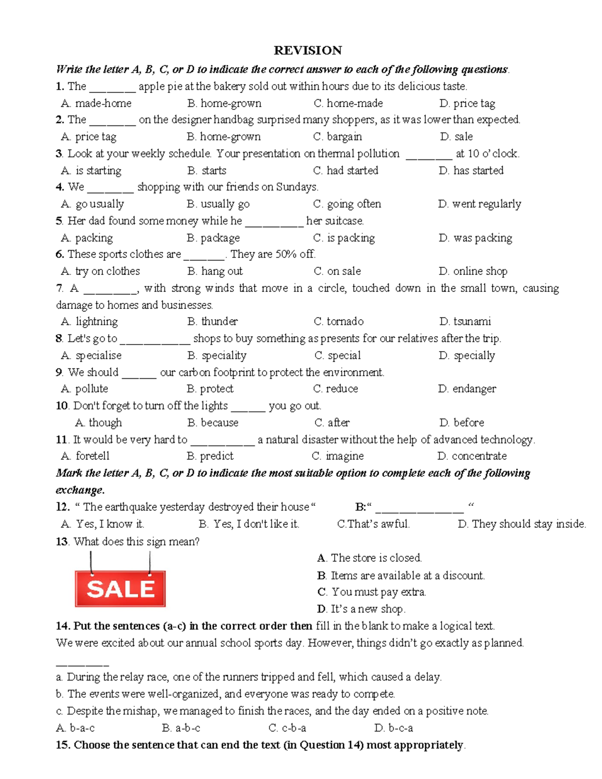 Revision E8-GKII: Mid-term Exam Practice Questions and Answers - Studocu