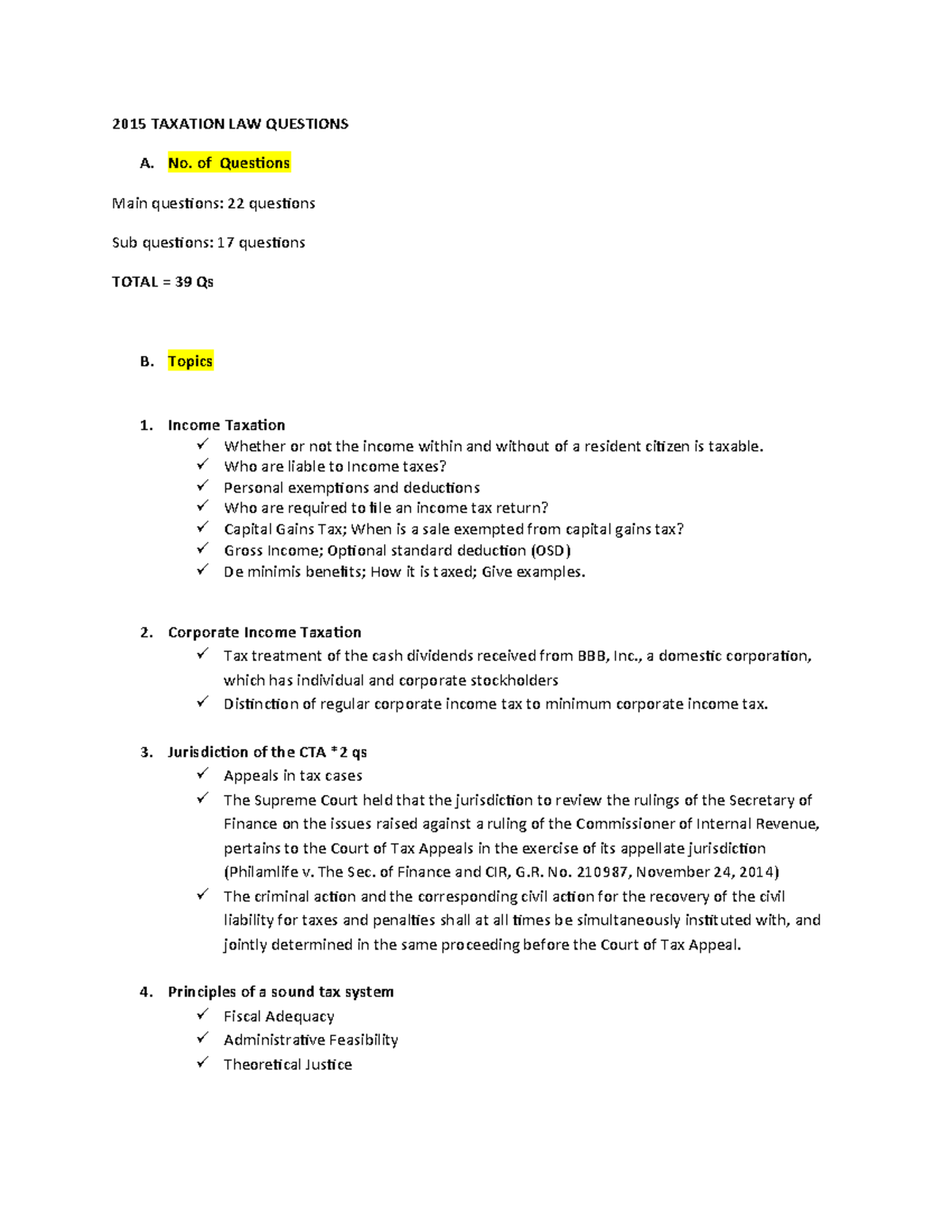 2015- taxation-law-questions compress - 2015 TAXATION LAW QUESTIONS A ...