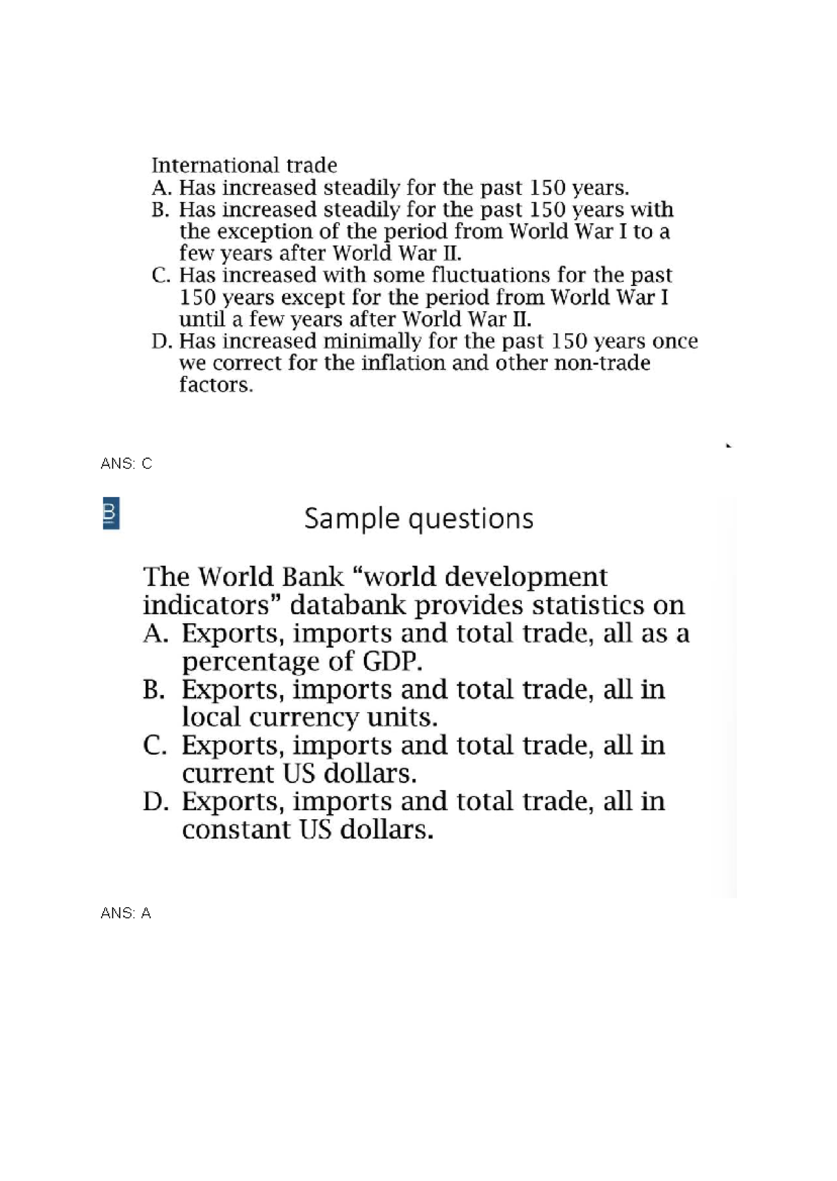 Mac 2 - Notes on UK Counter Trade and International Commerce - Studocu