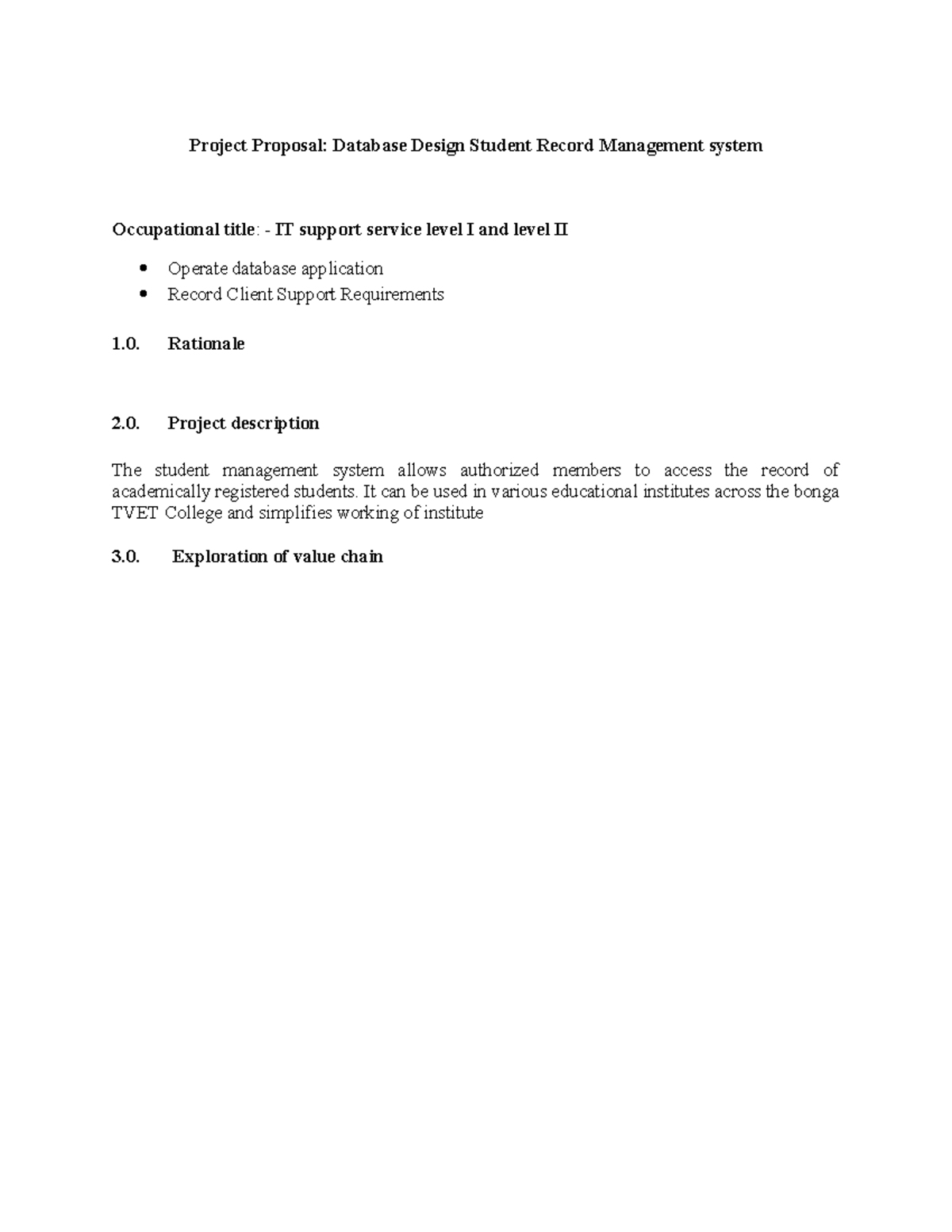 Project Proposal: Database Design for Student Record Management System ...