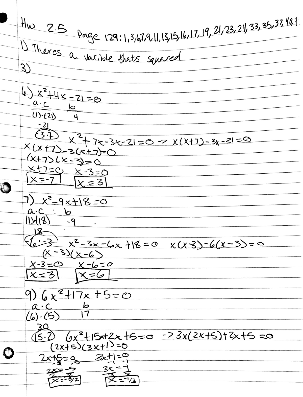 Homework section 2.5 - MATH-1314 - Studocu