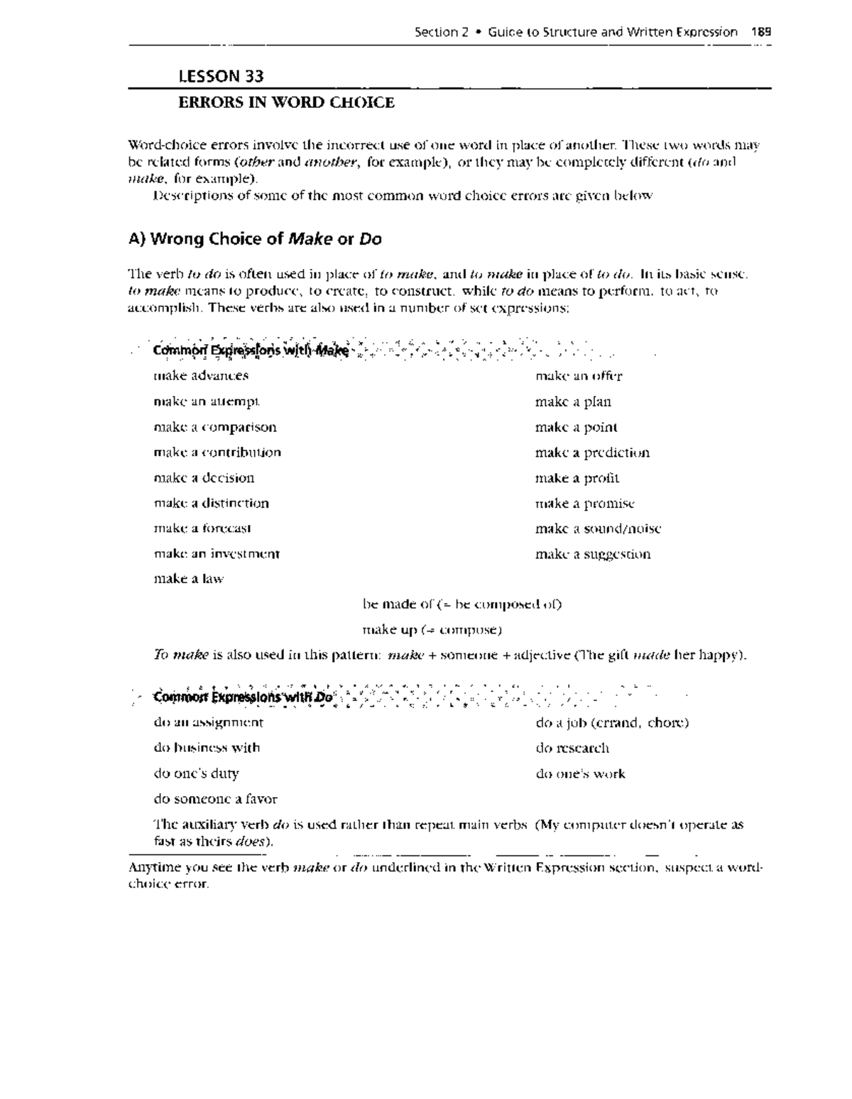 Meeting 3 - Errors in Word Choice: A Comprehensive Guide - Studocu