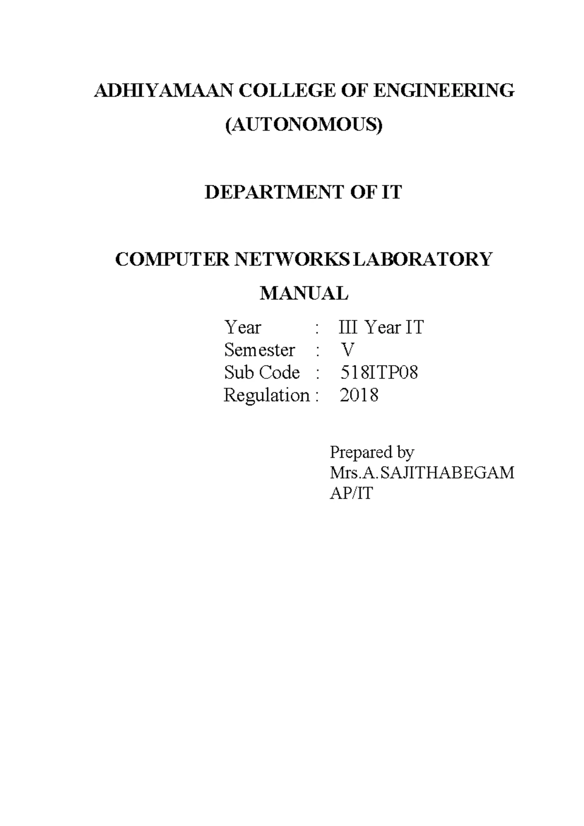 CS8591 COMPUTER NETWORKS: Overview of Switching Methods and Layers ...