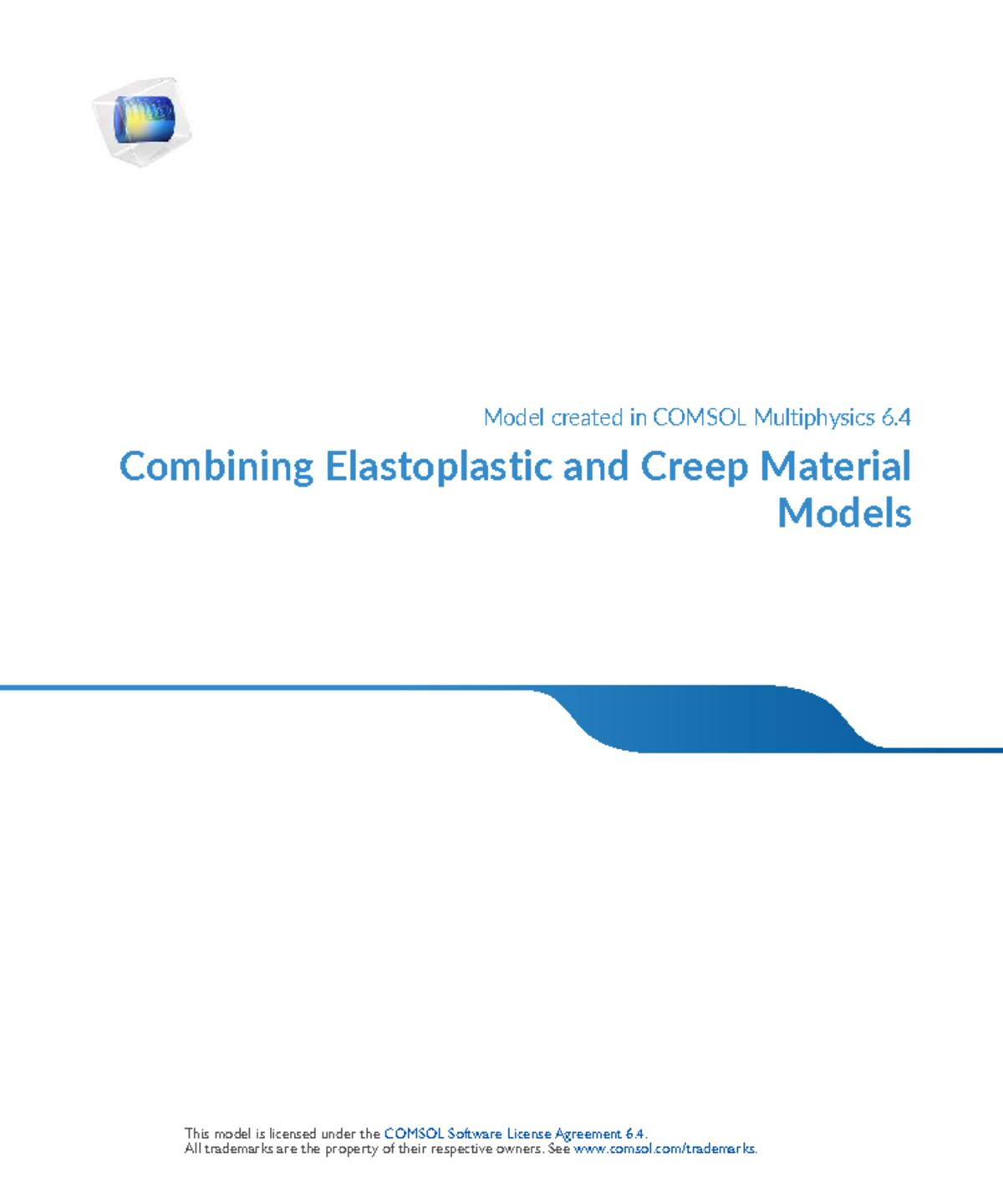COMSOL 6.4: Combining Elastoplastic & Creep Models in Thick Cylinder ...