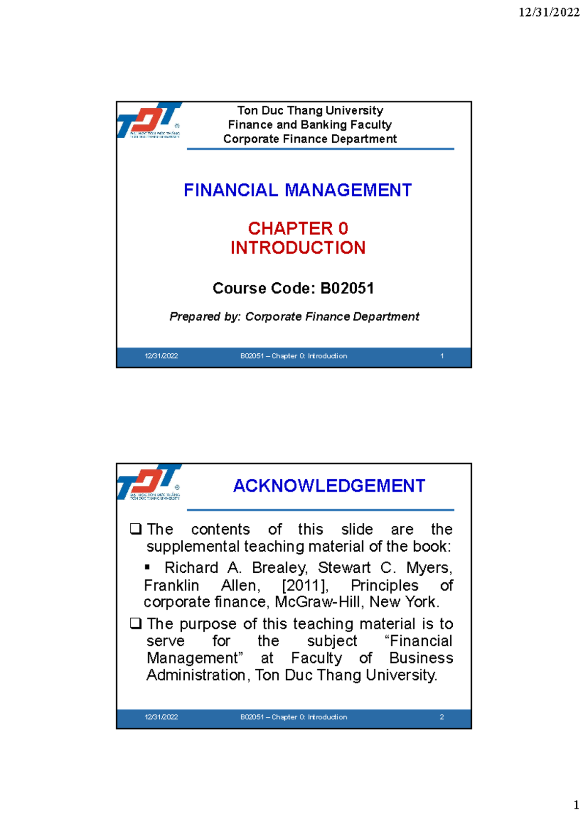 B02051 Chapter 00 Introduction He K - FINANCIAL MANAGEMENT CHAPTER 0 ...
