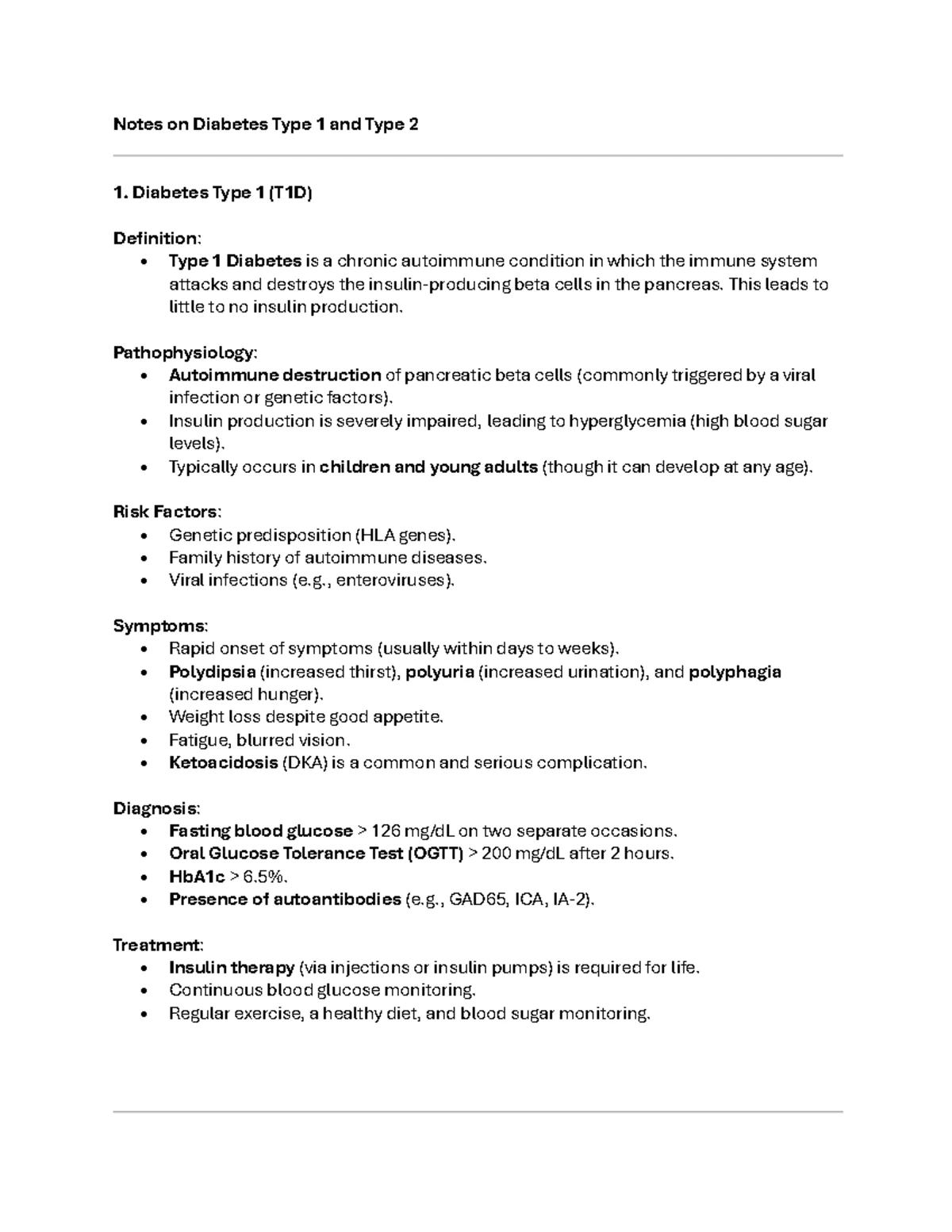 Diabetes Insipidus (DI): Types, Symptoms, Diagnosis & Management - Studocu