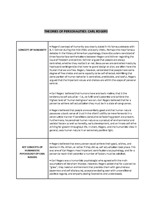 Person Centered Theory Rogers - Carl Rogers: Person Centered Theory ...